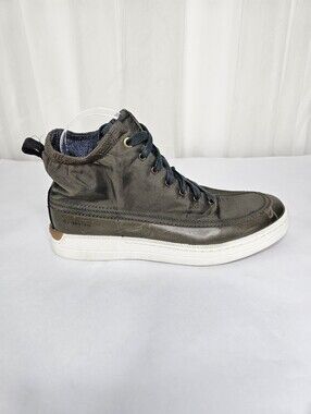 G-Star Raw Arc High-Top Sneakers Olive Green Nylon Leather Mens EUR 40 / US 7